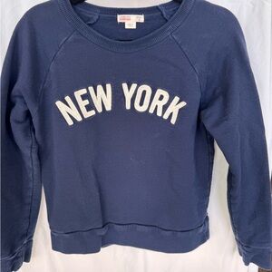 Crewcuts Navy Blue New York Sweatshirt